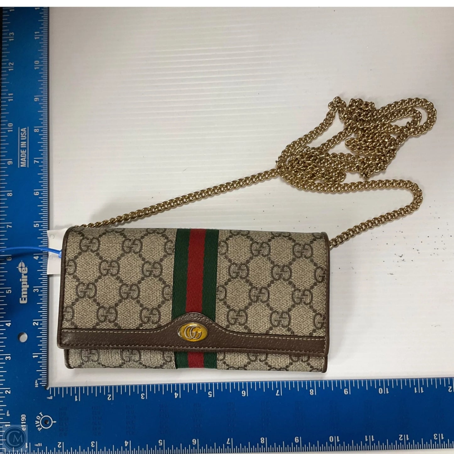 Crossbody Luxury Designer By Gucci, Size: Small