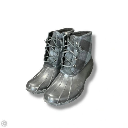 Boots Rain By Sperry In Black, Size: 8.5