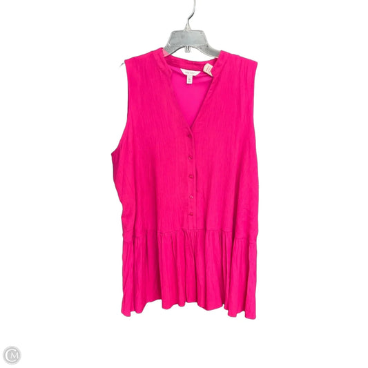 Dress Casual Short By Nine West Apparel In Pink, Size: Xxl