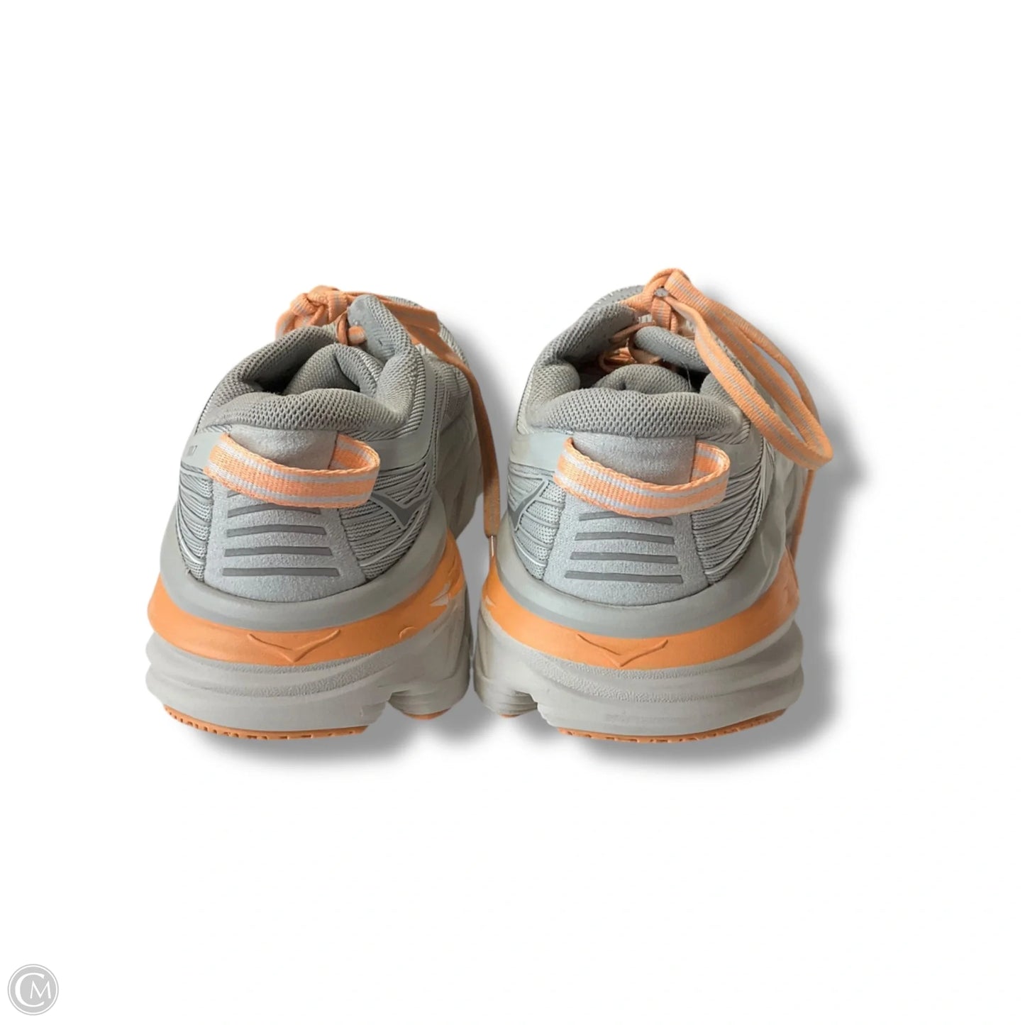 Shoes Athletic By Hoka In Grey & Orange, Size: 6