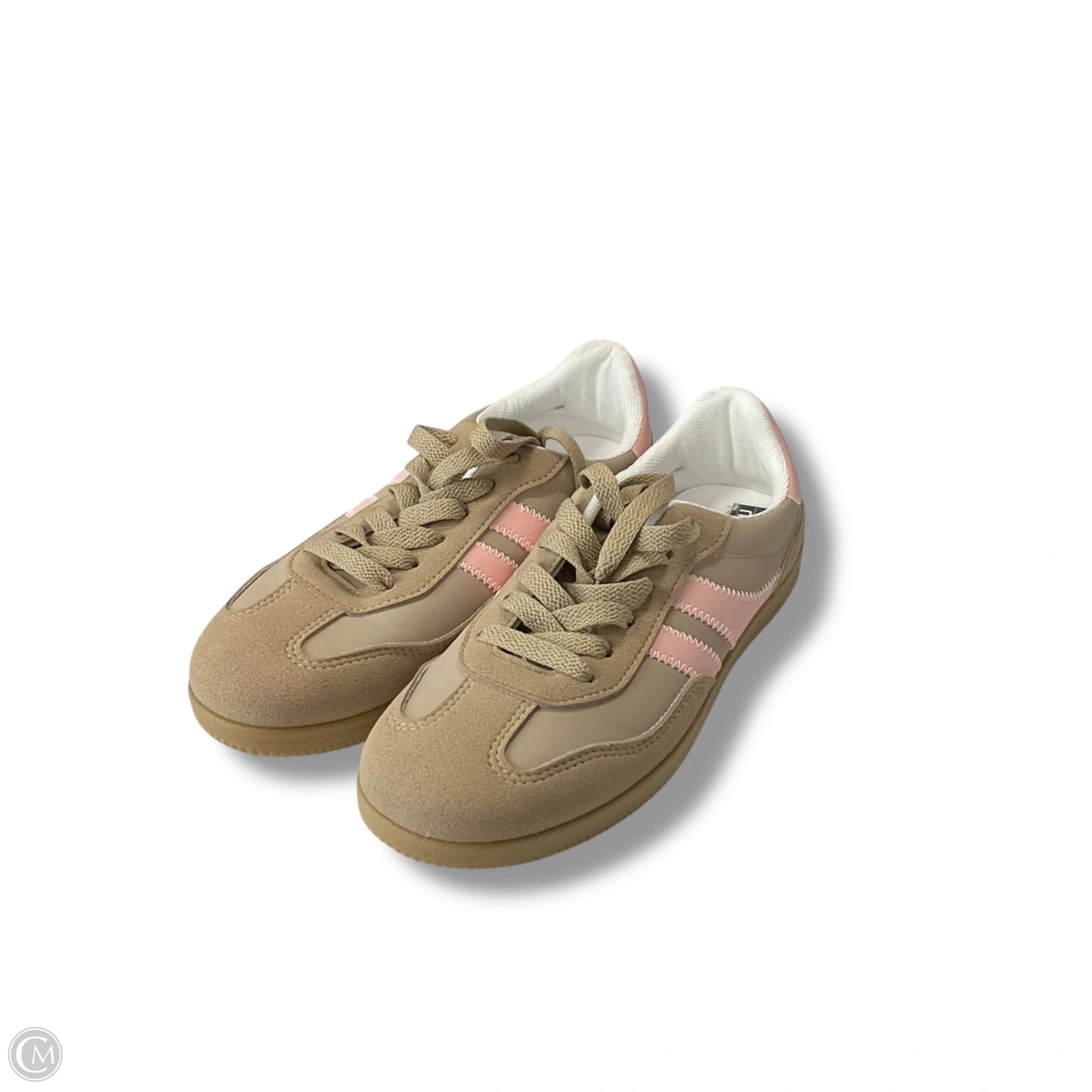 Shoes Sneakers By Madden Girl In Brown & Pink, Size: 7.5