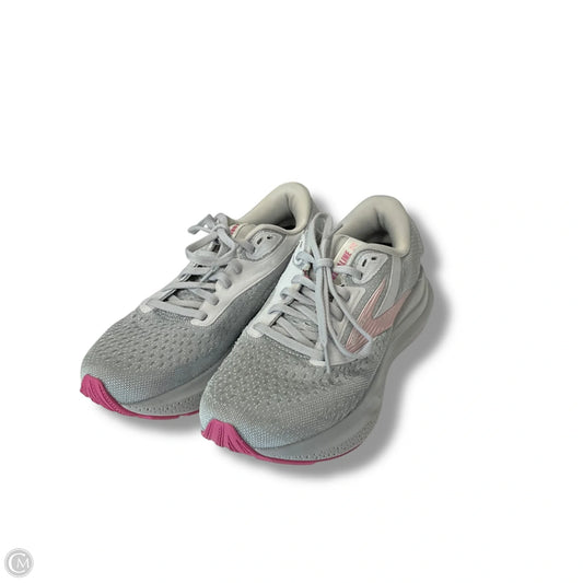 Shoes Athletic By Brooks In Grey & Pink, Size: 7
