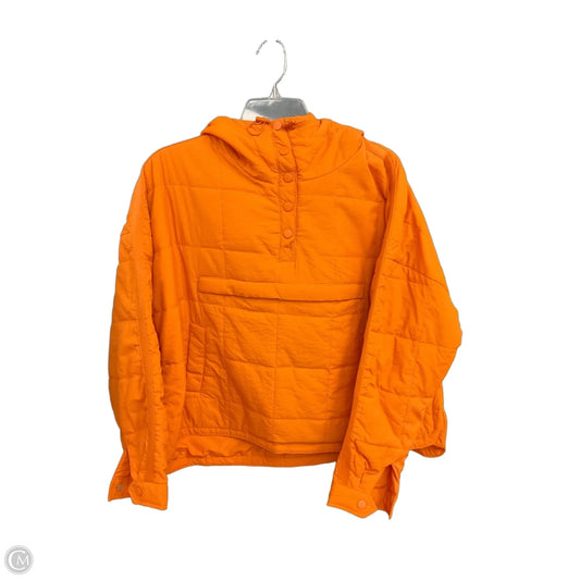 Jacket Puffer & Quilted By Love Tree In Orange, Size: S