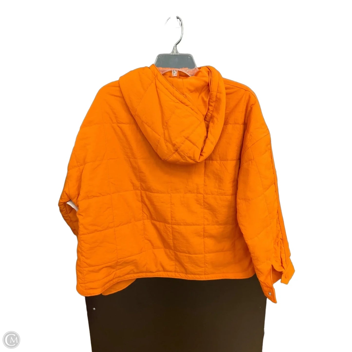 Jacket Puffer & Quilted By Love Tree In Orange, Size: S