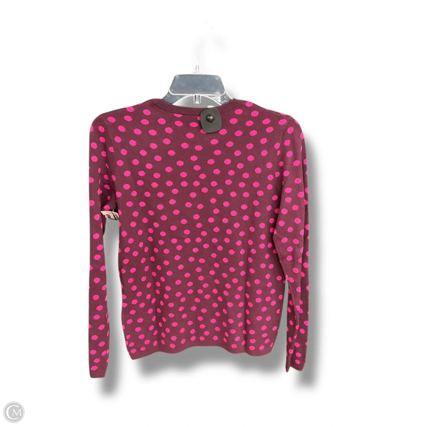 Top Long Sleeve By Ann Taylor In Polkadot Pattern, Size: S