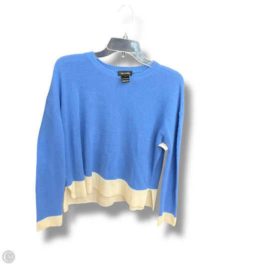 Sweater Cashmere By Sarah Campbell In Blue & White, Size: S