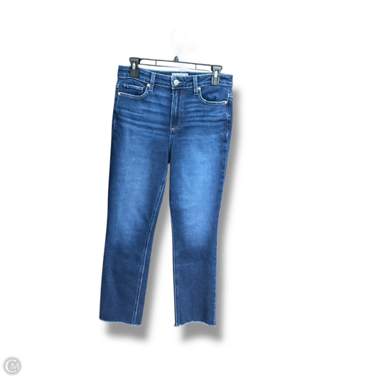Jeans Straight By Paige In Blue Denim, Size: 6
