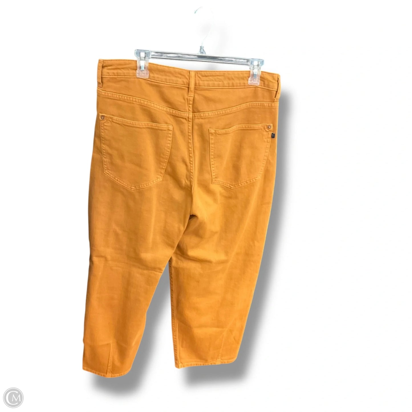 Pants Cropped By Pilcro In Orange, Size: 12