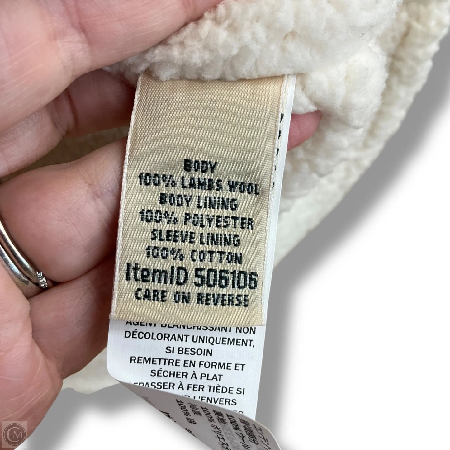 Sweater Cardigan By L.l. Bean In Beige, Size: S