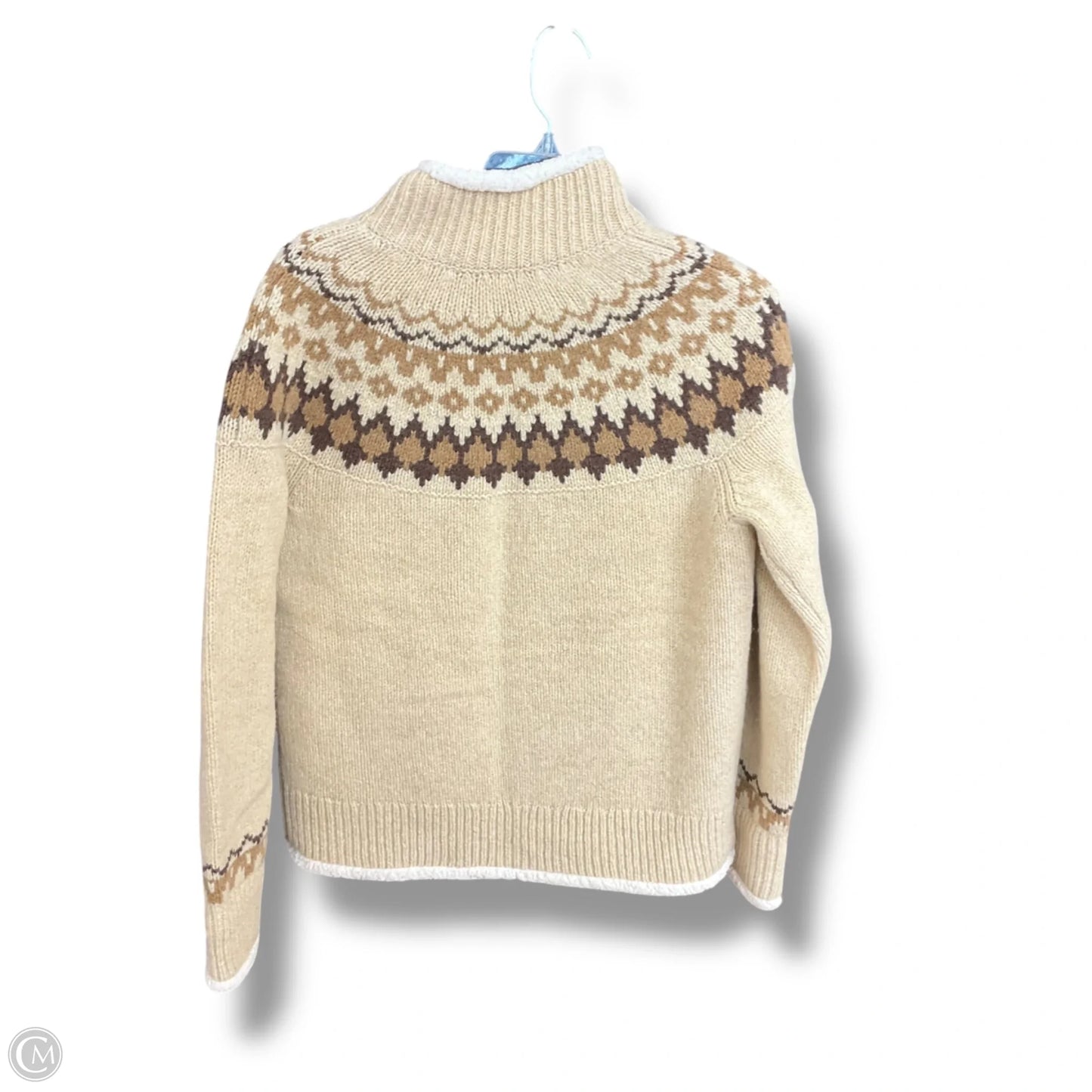 Sweater Cardigan By L.l. Bean In Beige, Size: S