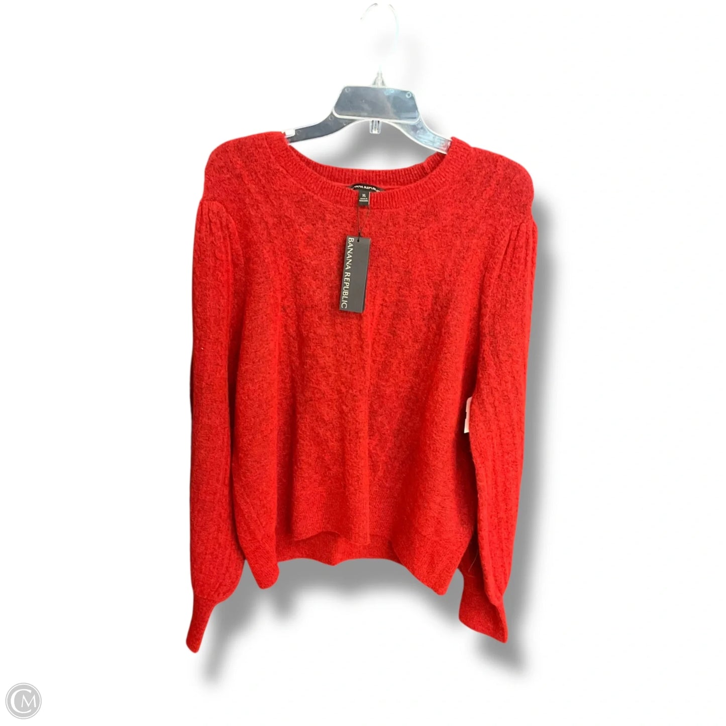 Sweater By Banana Republic In Red, Size: Xl