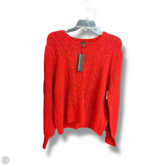 Sweater By Banana Republic In Red, Size: Xl