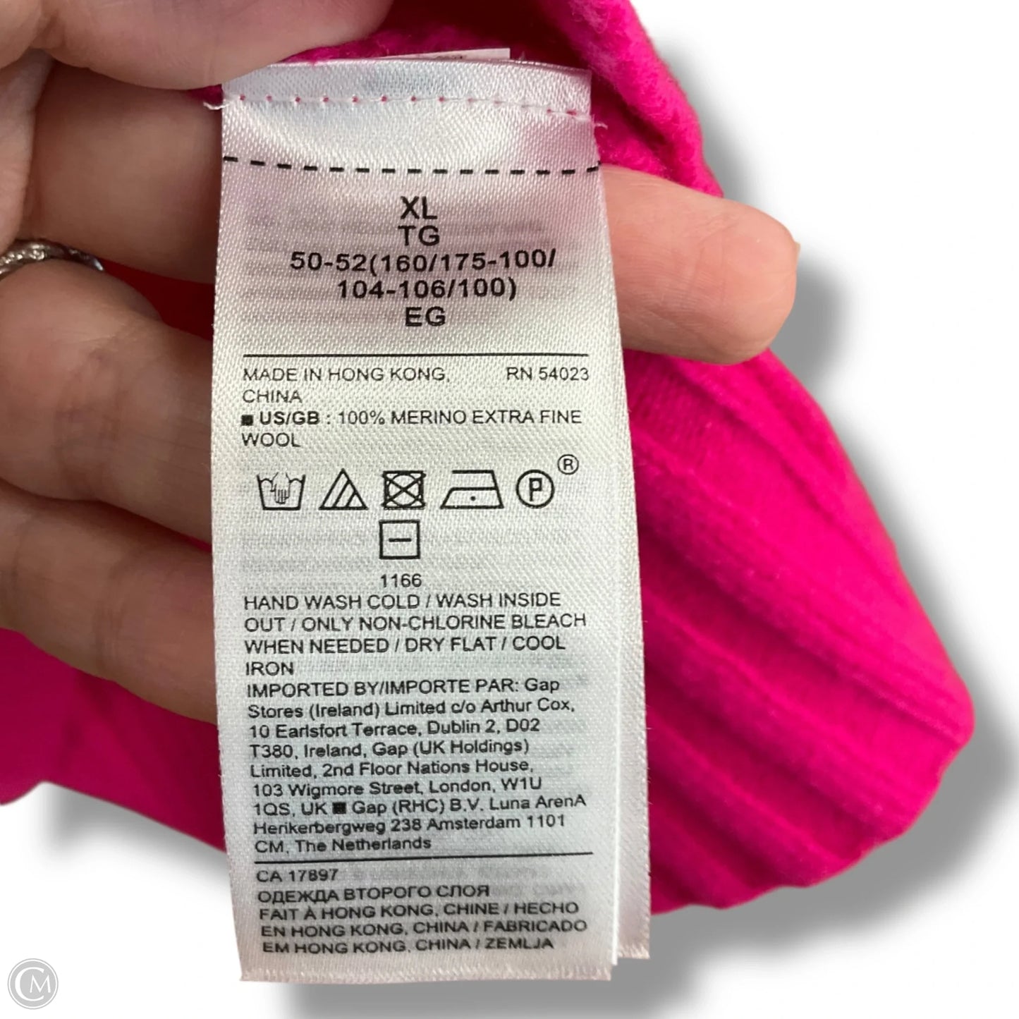 Sweater By Banana Republic In Pink, Size: Xl