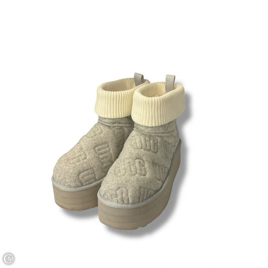Boots Designer By Ugg In Grey, Size: 10
