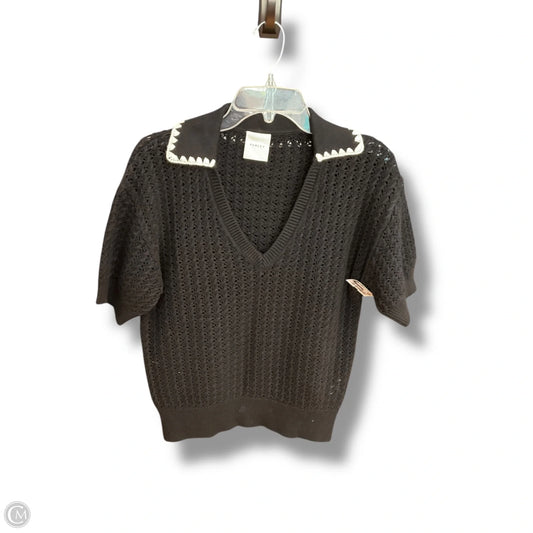Sweater By Varley In Black & White, Size: S