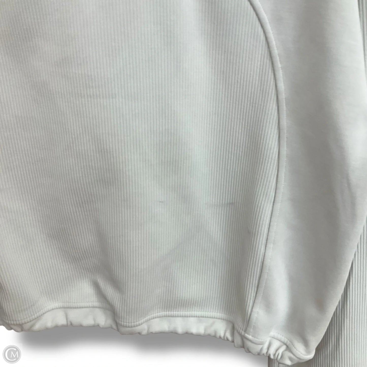 Athletic Top Long Sleeve Collar By Lululemon In Beige, Size: 4