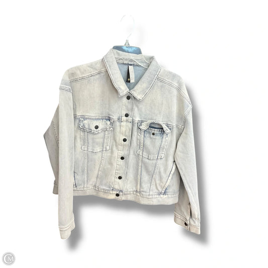 Jacket Denim By Athleta In Blue Denim, Size: L