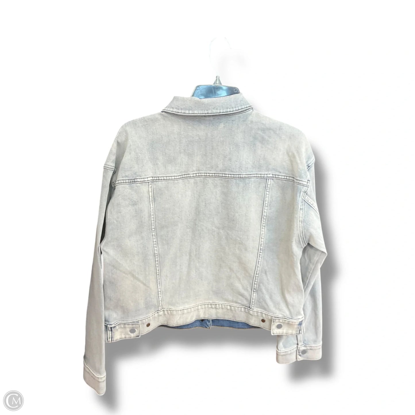 Jacket Denim By Athleta In Blue Denim, Size: L