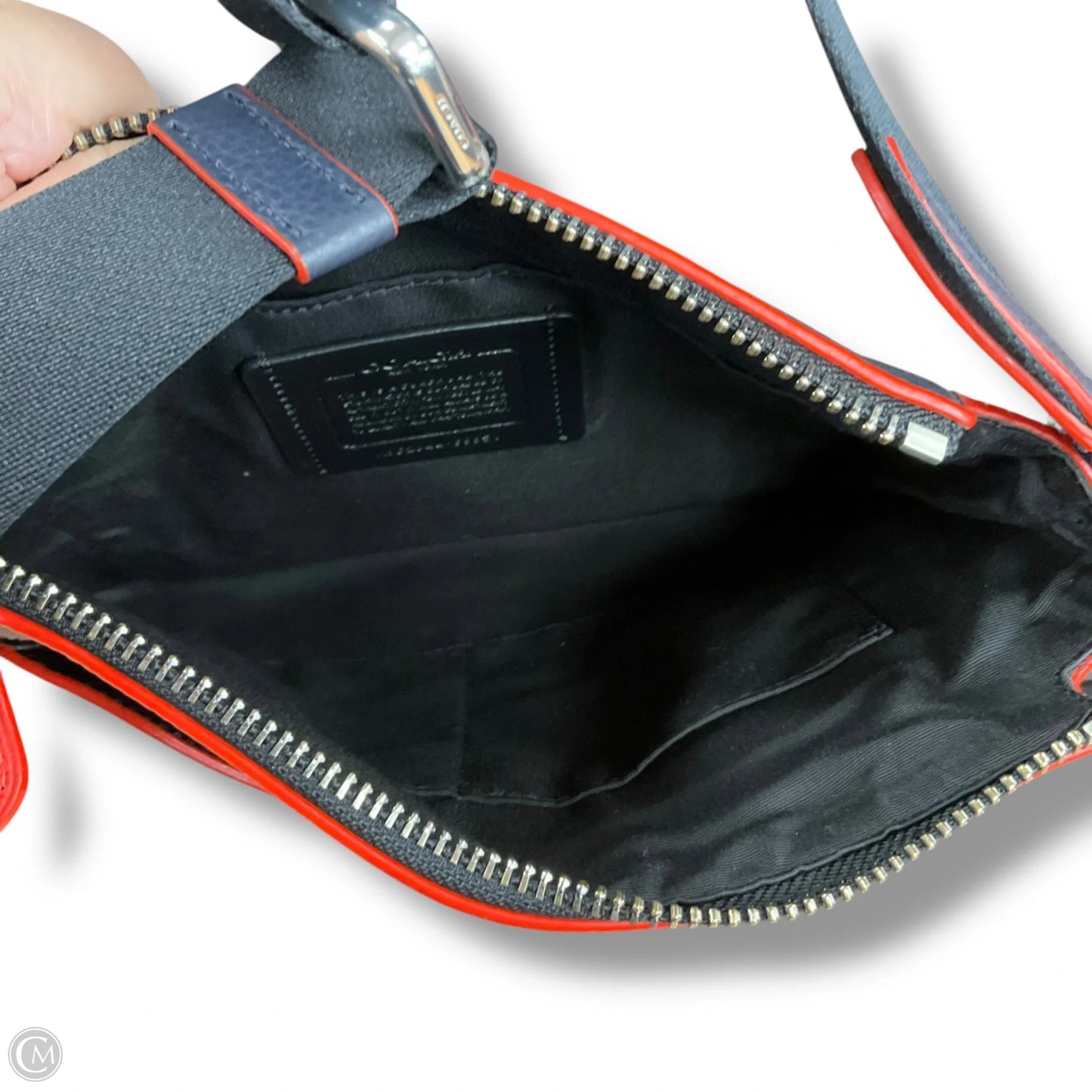 Crossbody Designer By Coach, Size: Medium