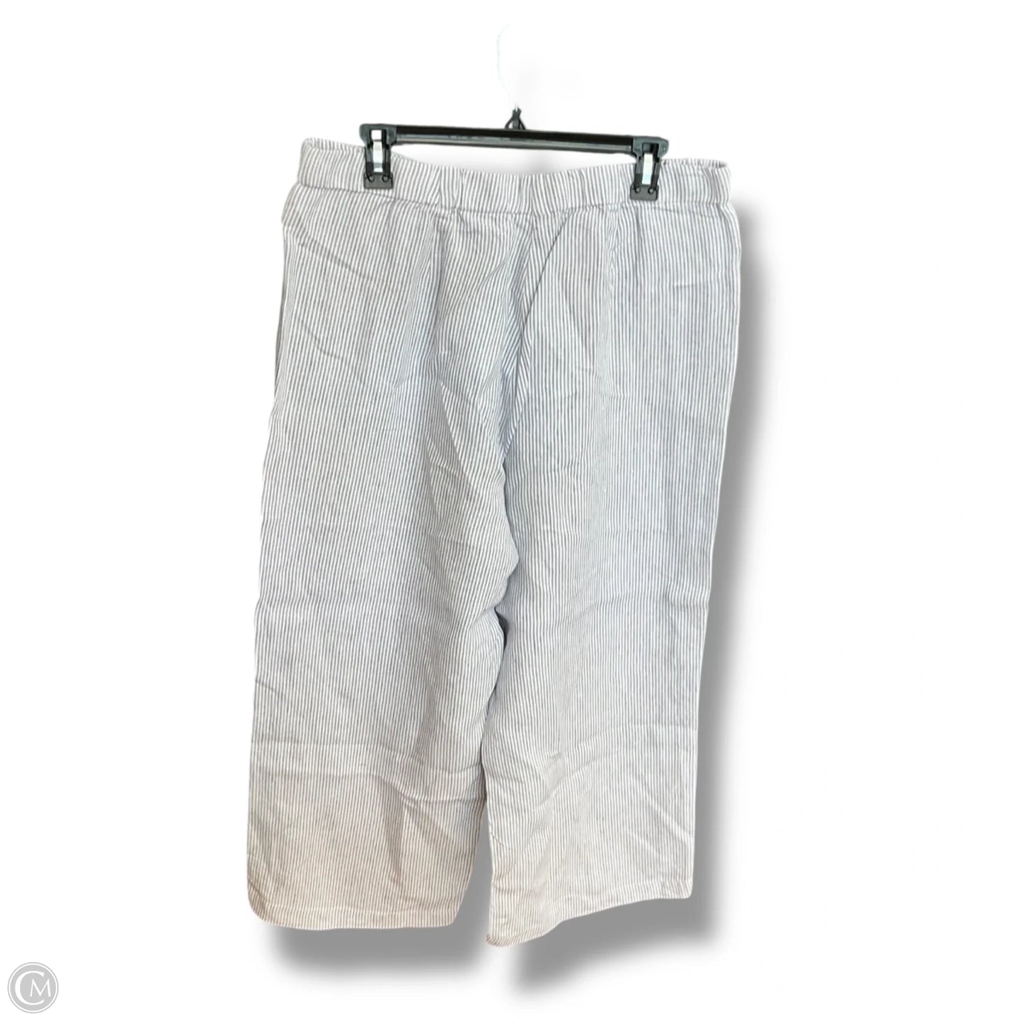 Pants Linen By J. Jill In Striped Pattern, Size: 10