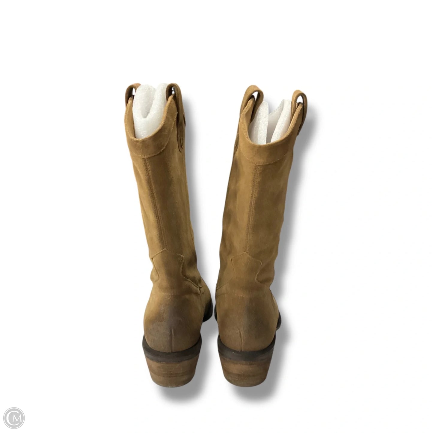 Boots Mid-calf Heels By Jessica Simpson In Brown, Size: 7.5