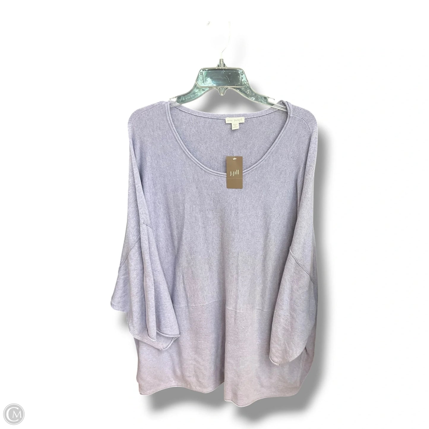 Top Short Sleeve By J. Crew In Purple, Size: 2x