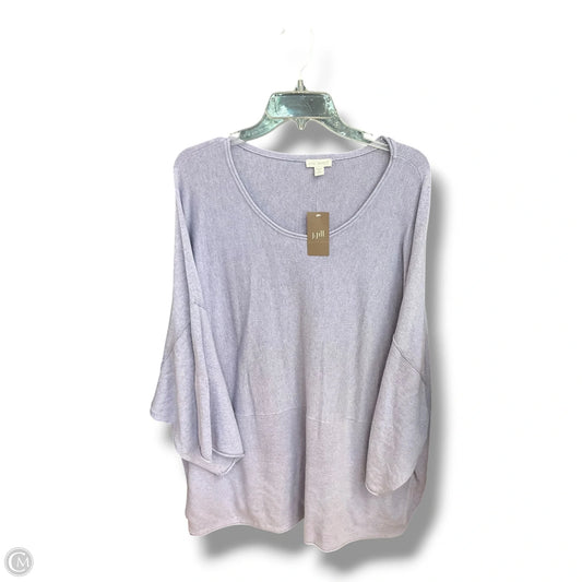 Top Short Sleeve By J. Crew In Purple, Size: 2x