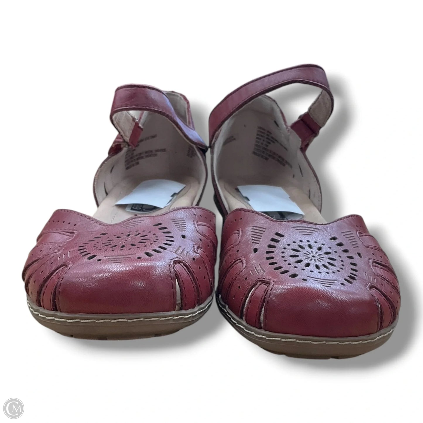 Shoes Flats By Earth In Red, Size: 9.5