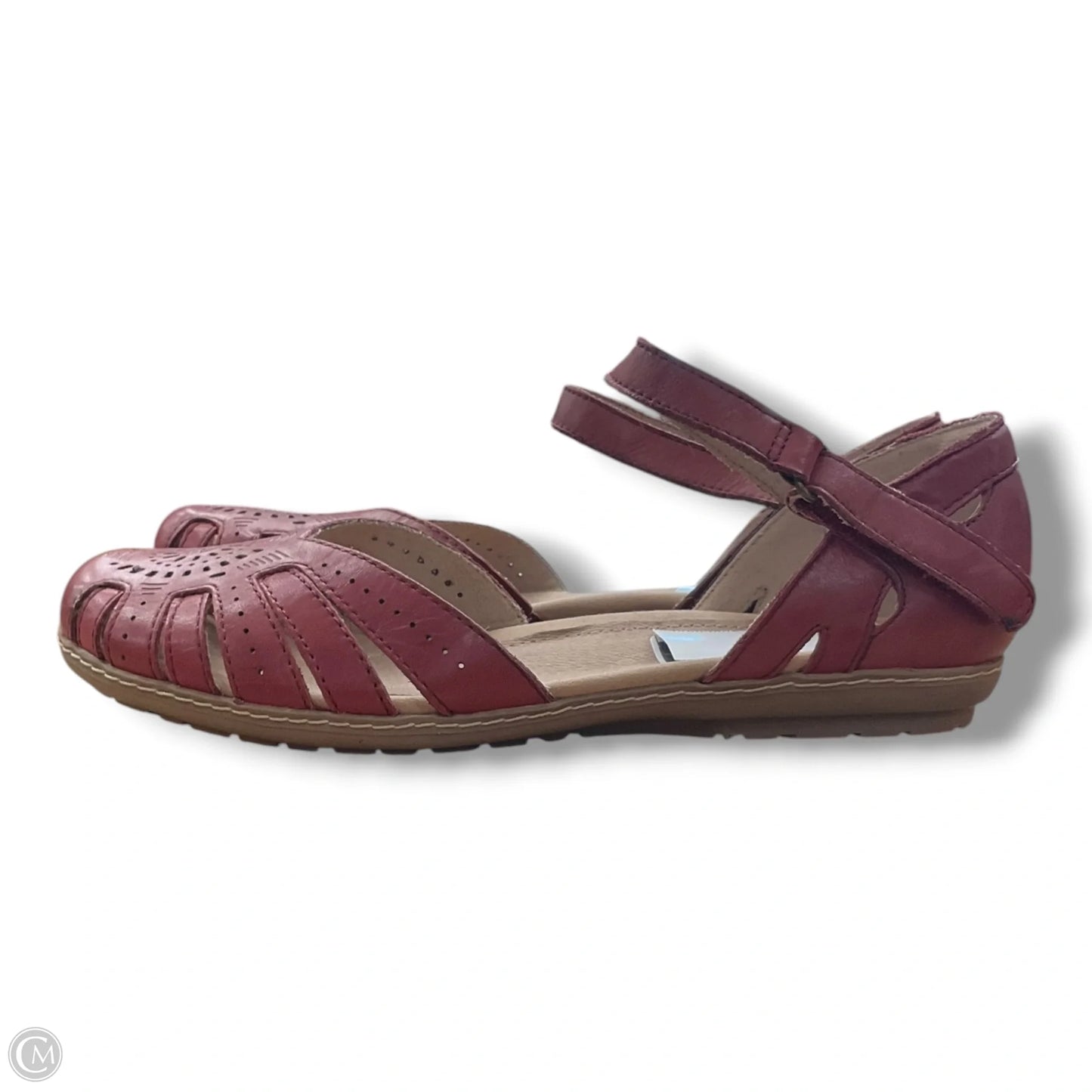 Shoes Flats By Earth In Red, Size: 9.5
