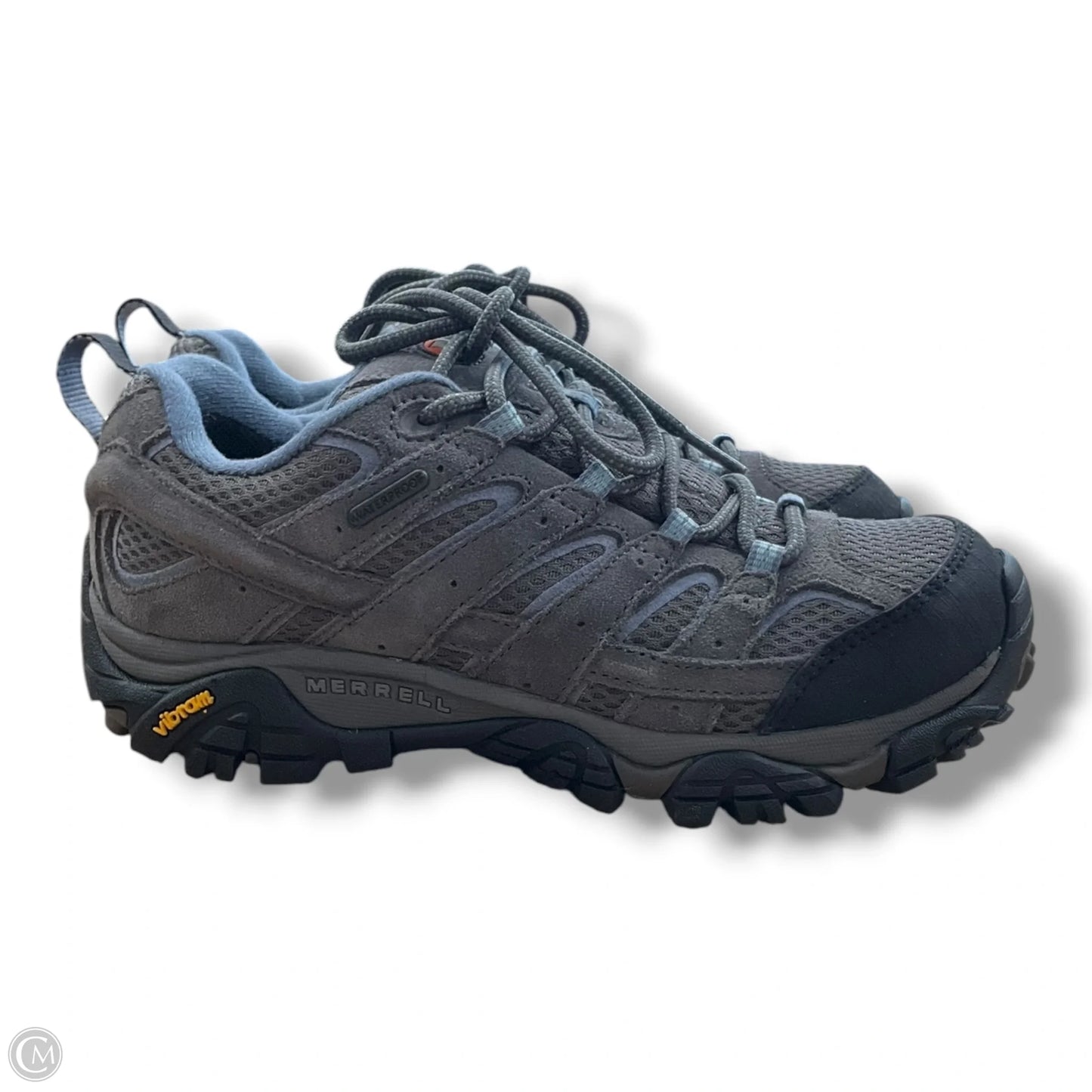 Shoes Hiking By Merrell In Grey, Size: 6