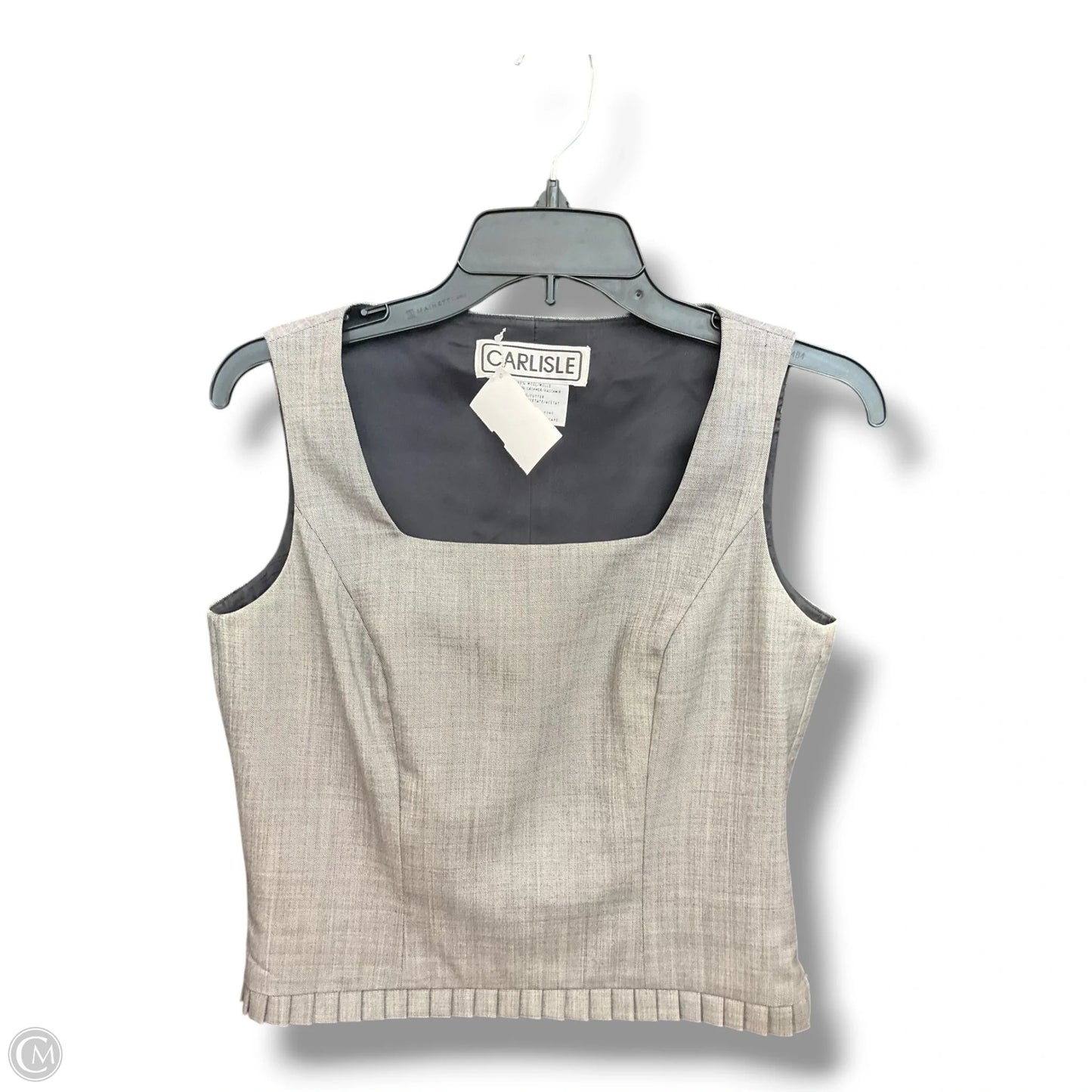 Skirt Set 2pc By Carlisle In Grey, Size: 6