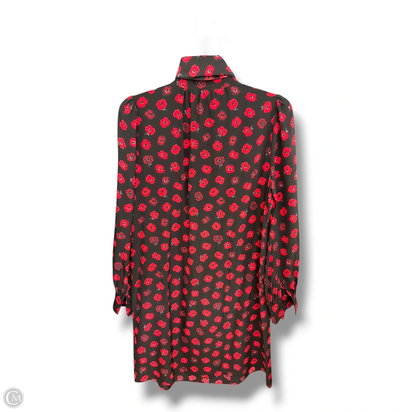 Dress Designer By Kate Spade In Black & Red, Size: S