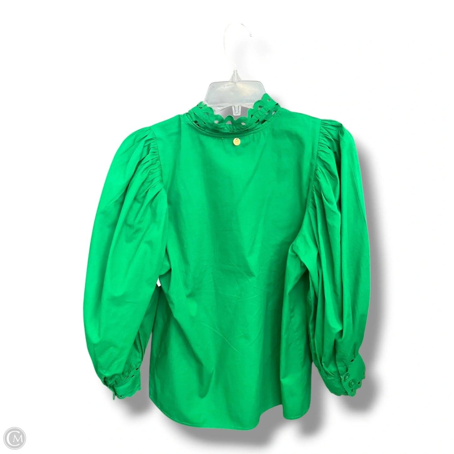 Top Long Sleeve By Antik Batik In Green, Size: S