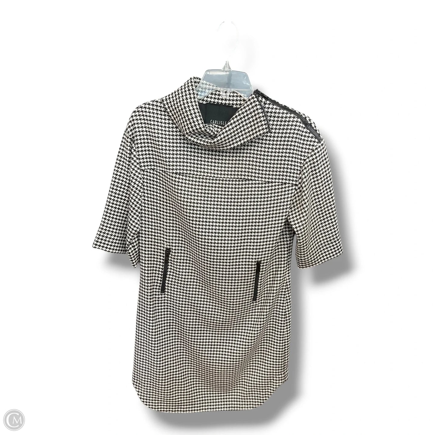 Dress Casual Midi By Carlisle In Black & White, Size: S