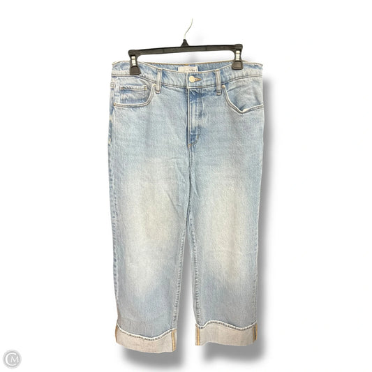 Jeans Wide Leg By Loft In Blue Denim, Size: 6