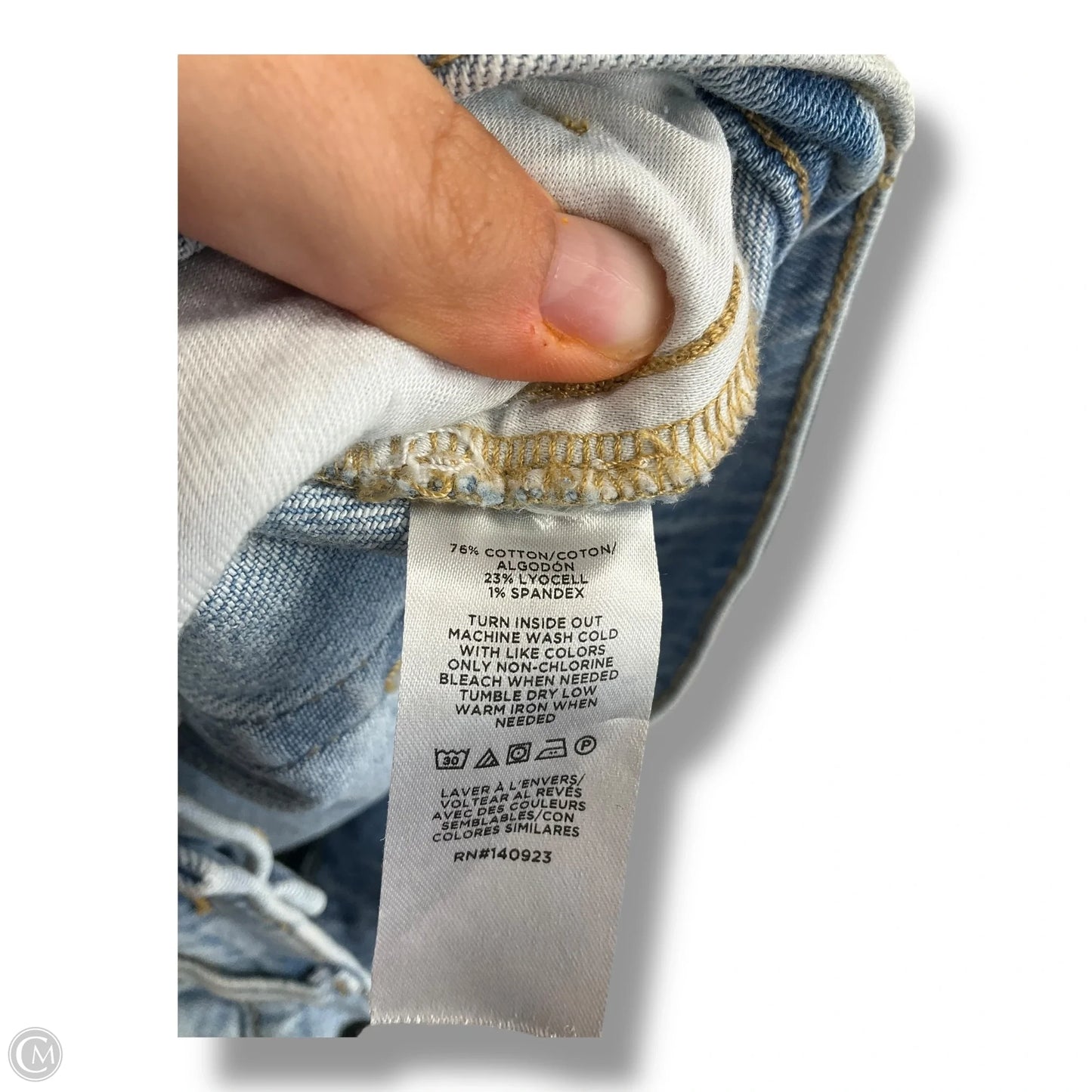 Jeans Wide Leg By Loft In Blue Denim, Size: 6