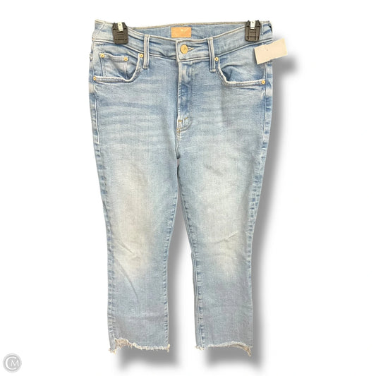 Jeans Straight By Mother In Blue Denim, Size: 6