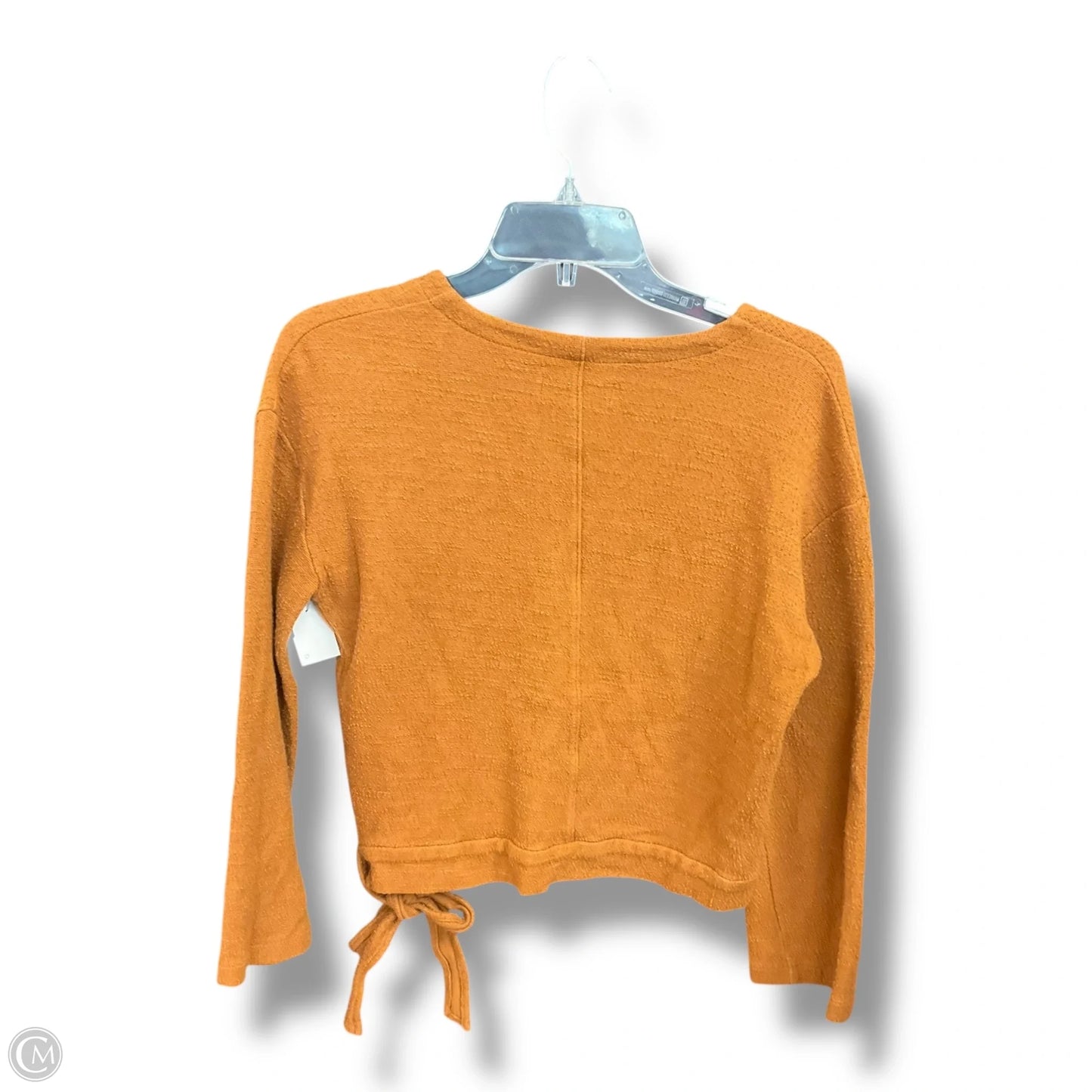 Top Long Sleeve By Madewell In Orange, Size: S