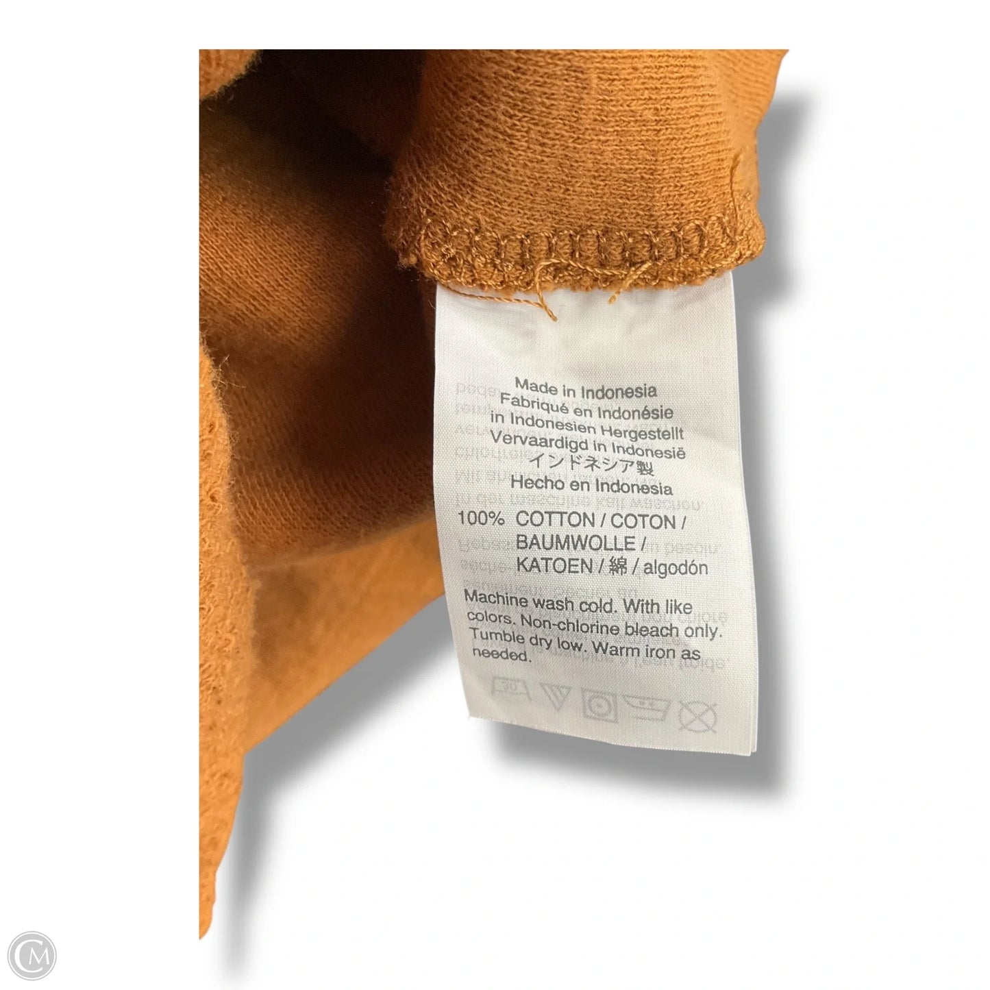 Top Long Sleeve By Madewell In Orange, Size: S