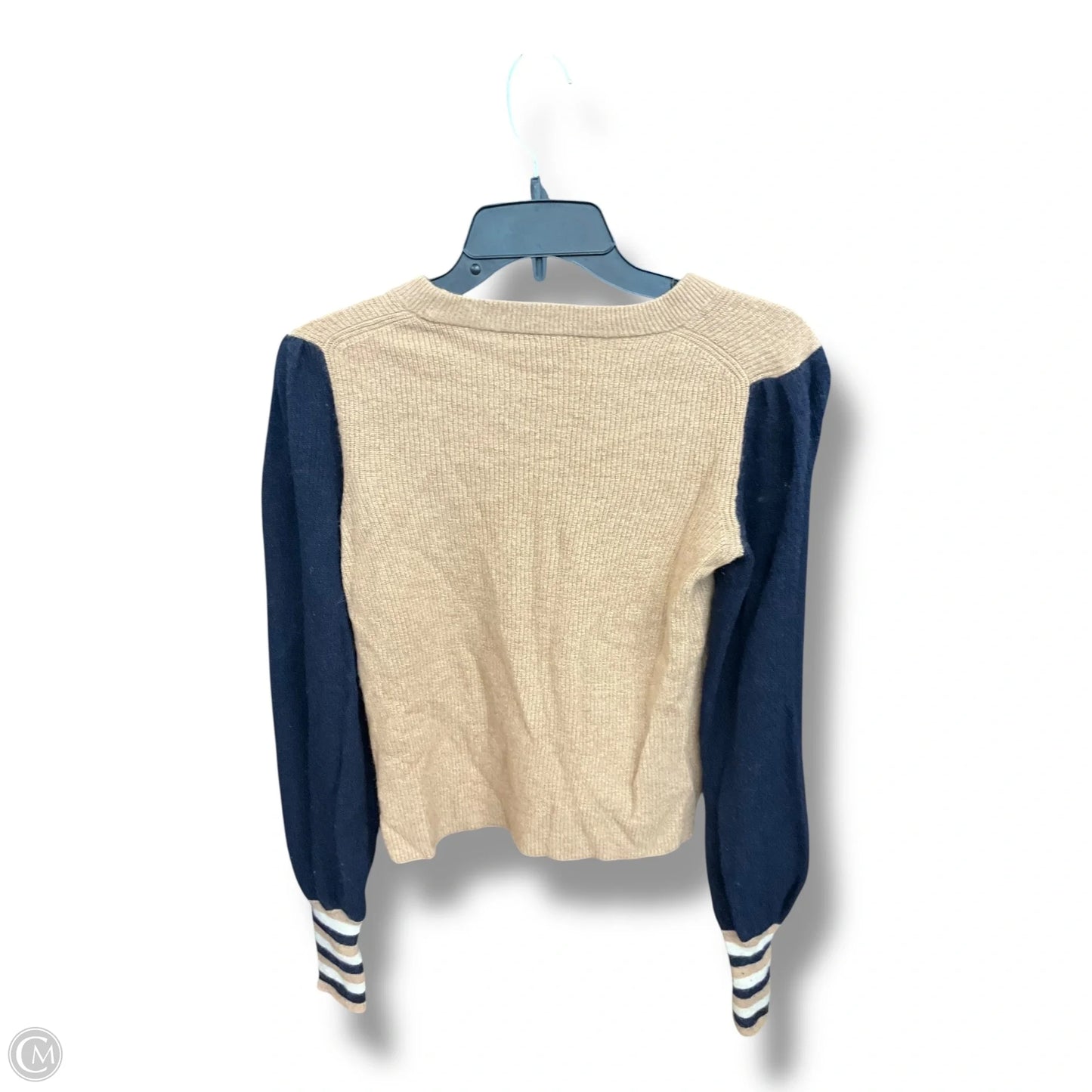 Sweater By Madewell In Blue & Brown, Size: M
