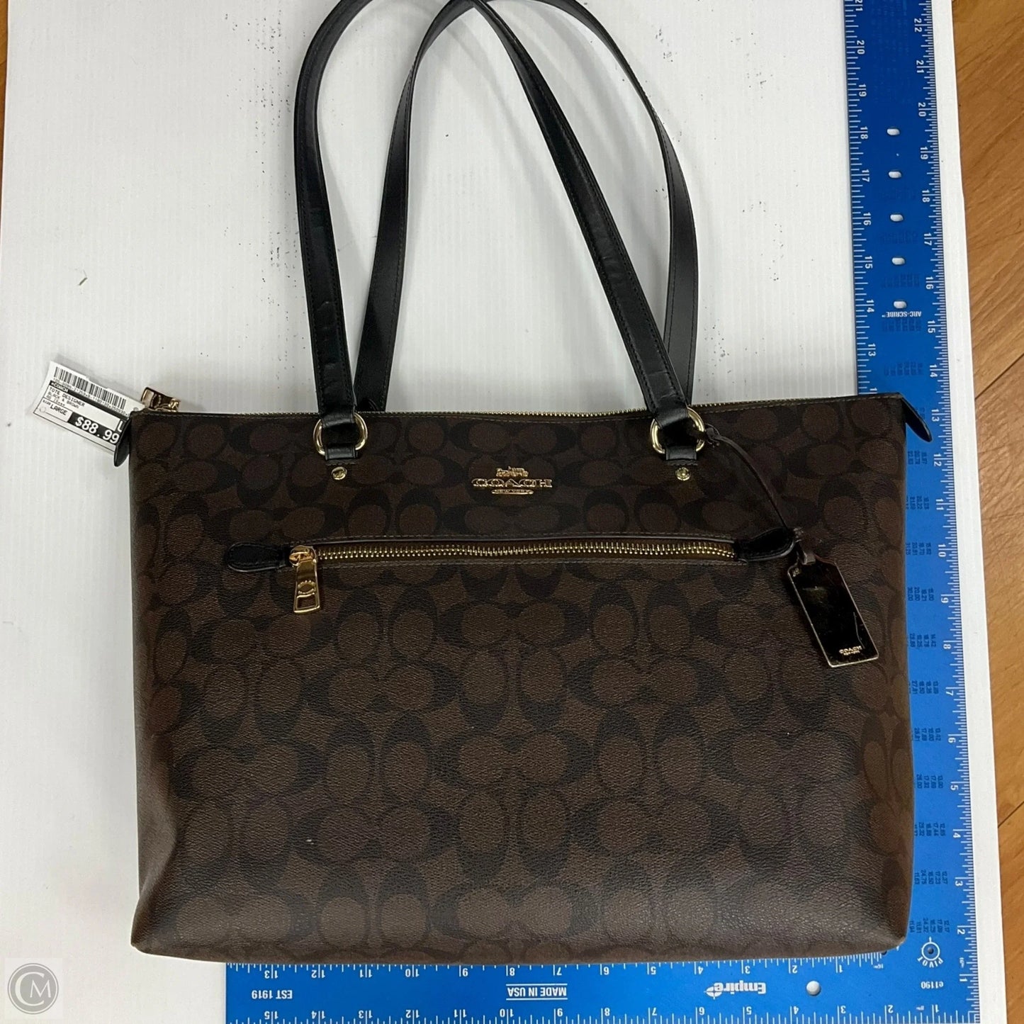 Tote Designer By Coach, Size: Large