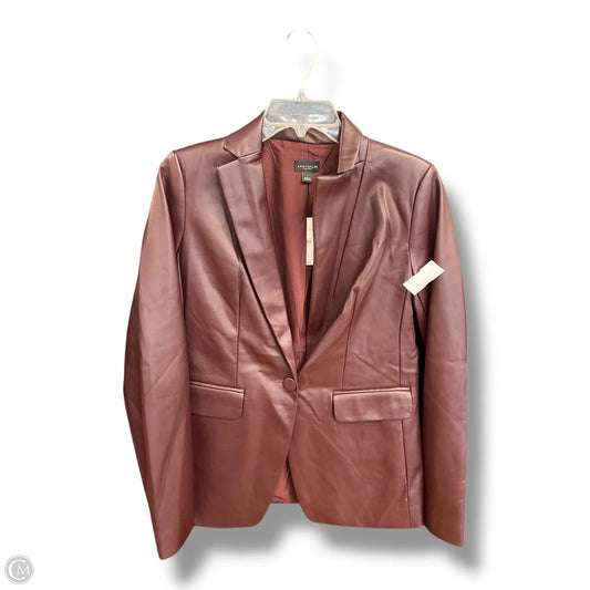 Blazer By Ann Taylor In Red, Size: Xs