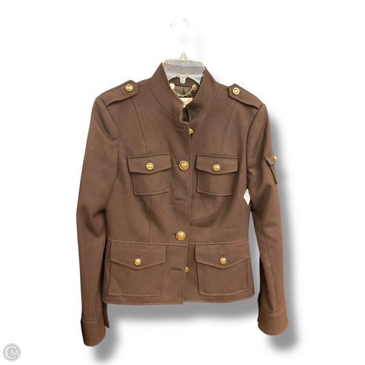 Blazer Designer By Tory Burch In Brown, Size: S