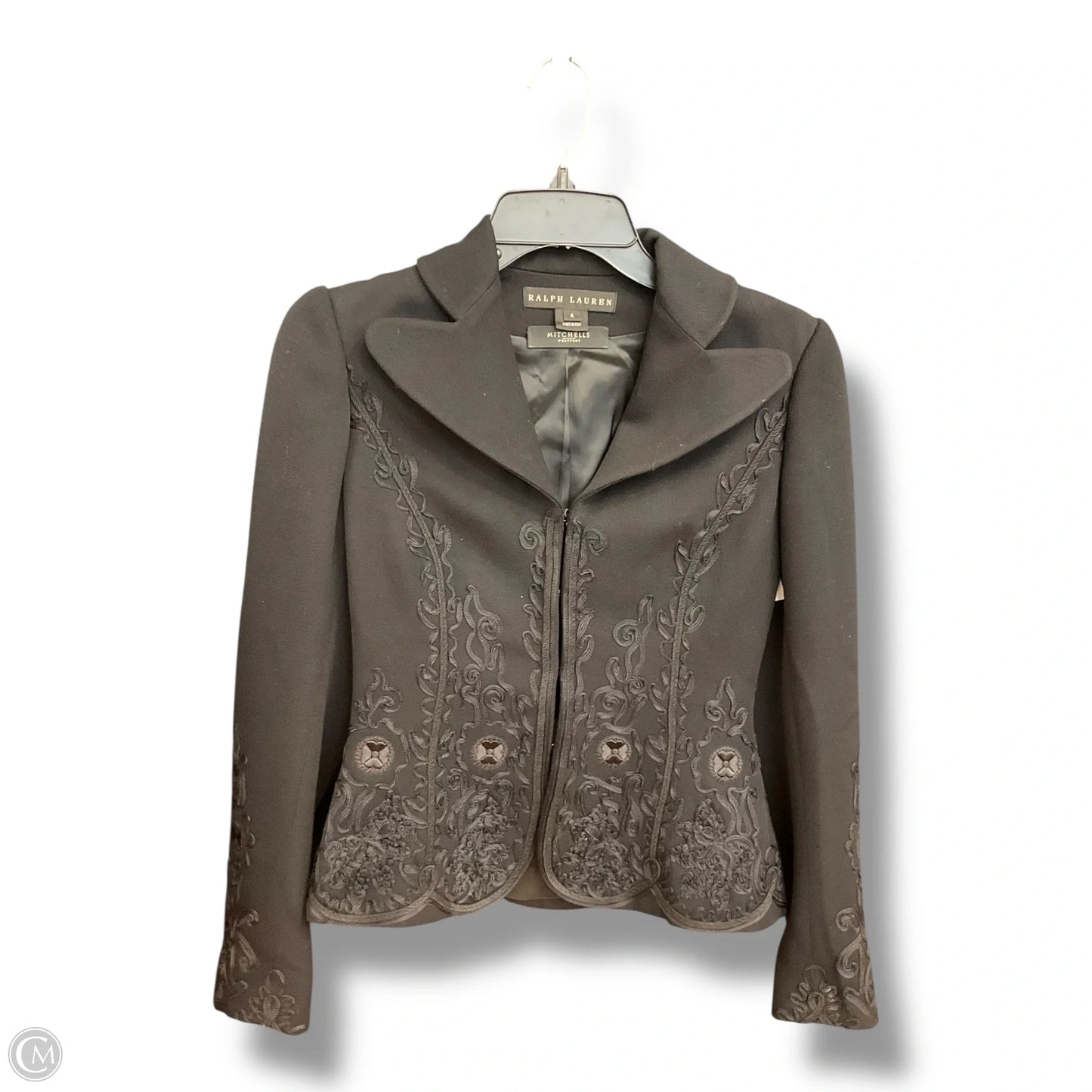 Blazer By Ralph Lauren In Black, Size: S