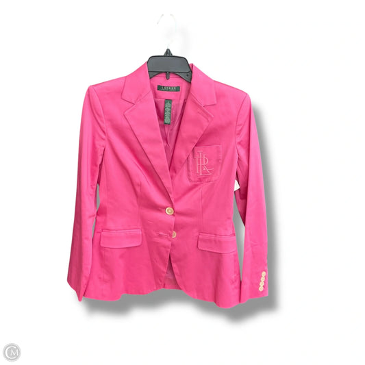 Blazer By Ralph Lauren In Pink, Size: Xs