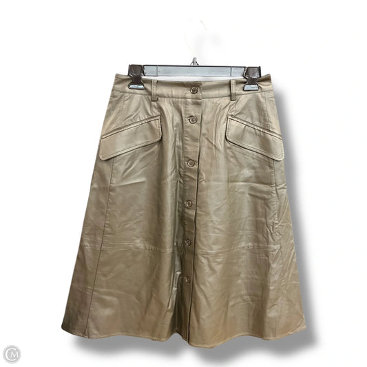 Skirt Midi By Banana Republic In Green, Size: 2