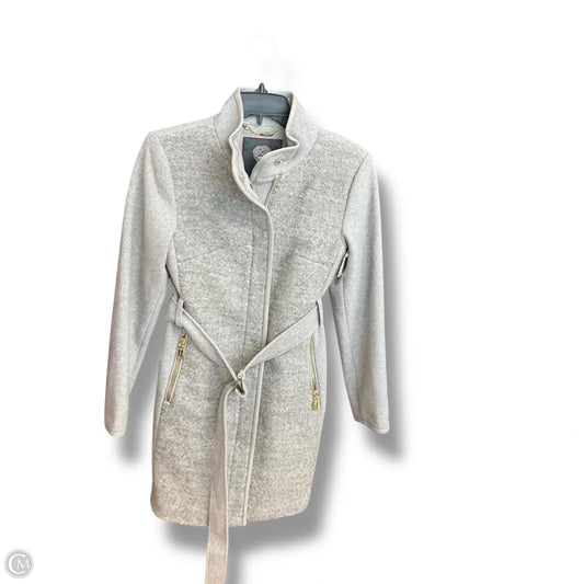 Coat Trench Coat By Vince Camuto In Grey, Size: Xs