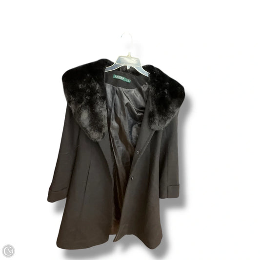 Coat Peacoat By Ralph Lauren In Black, Size: Xs