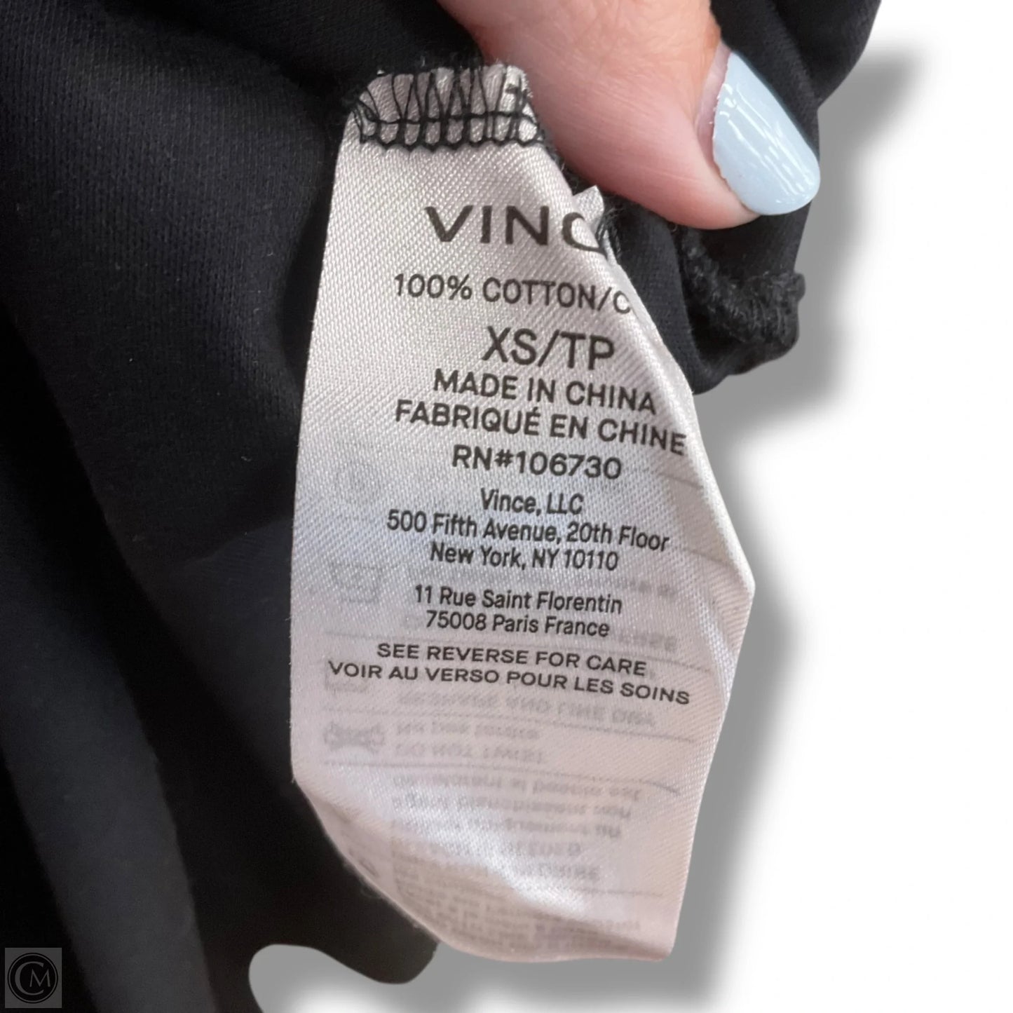 Dress Casual Maxi By Vince In Black, Size: Xs