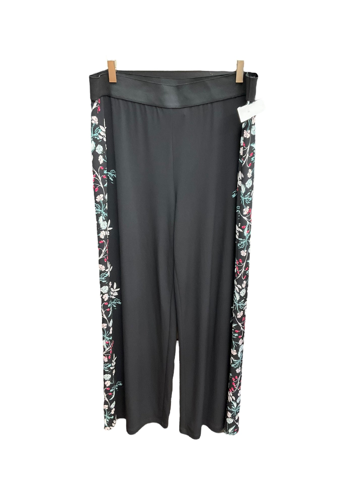 Floral Print Pants Wide Leg Alfani, Size 12